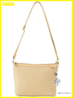 Boho Crochet Straw Beach Shoulder Bag Woven Tote
